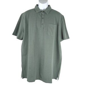 Banana Republic‎ Performance Pique Polo Shirt Mens 2XLT Green NWT TP-3534